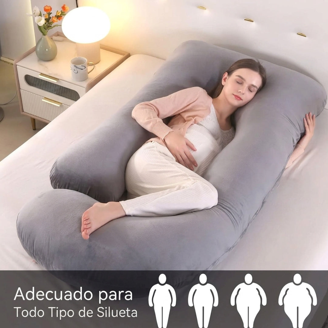 Almohada Materna En Tela Tercio Pelo | Comodidad antes y después del embarazo