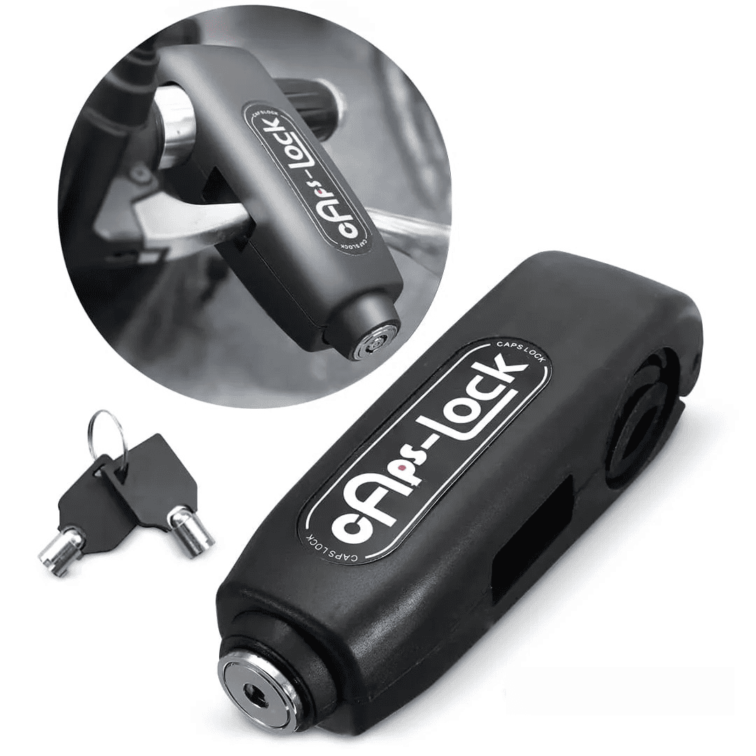 Candado de seguridad Antirrobo para moto | Mecanismo de llave para frenar tu moto y mantenerla segura