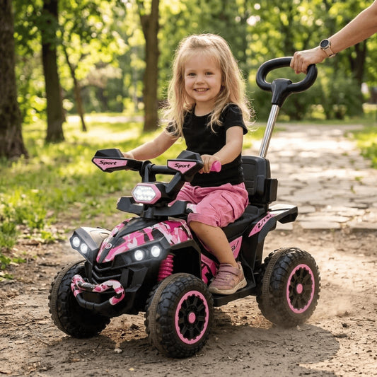 Buggy Cuatrimoto Eléctrica Montable| Control Remoto y Bluetooth para niño y niña