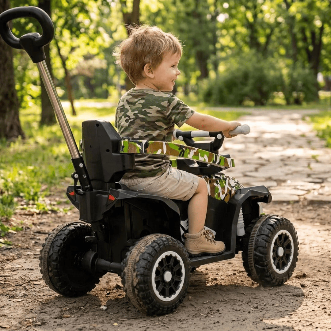 Buggy Cuatrimoto Eléctrica Montable| Control Remoto y Bluetooth para niño y niña