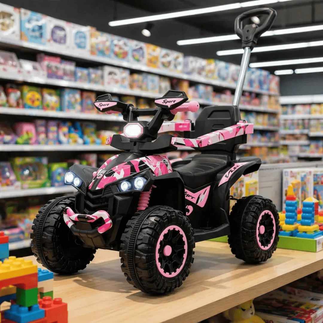 Buggy Cuatrimoto Eléctrica Montable| Control Remoto y Bluetooth para niño y niña