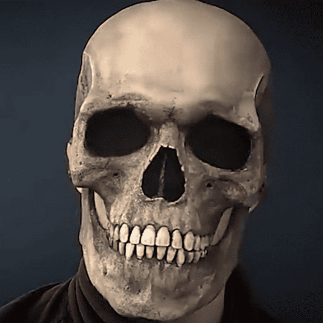 Mascara Calavera de Cabeza Completa Con Mandíbula Móvil| Disfraz de Halloween para hombres y mujeres